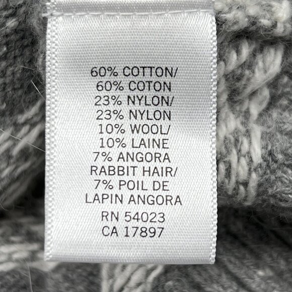 Banana Republic Fair Isle Pullover Sweater Angora Cotton Wool Blend Sz S - NWOT - Picture 7 of 8